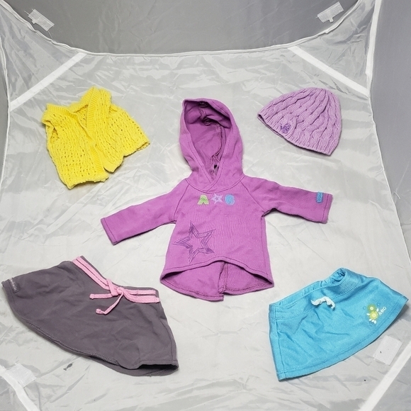 American Girl Doll Clothes Clothing Lot 18" Cat Costume Hoodie Shirt Tops EUC - Picture 3 of 4
